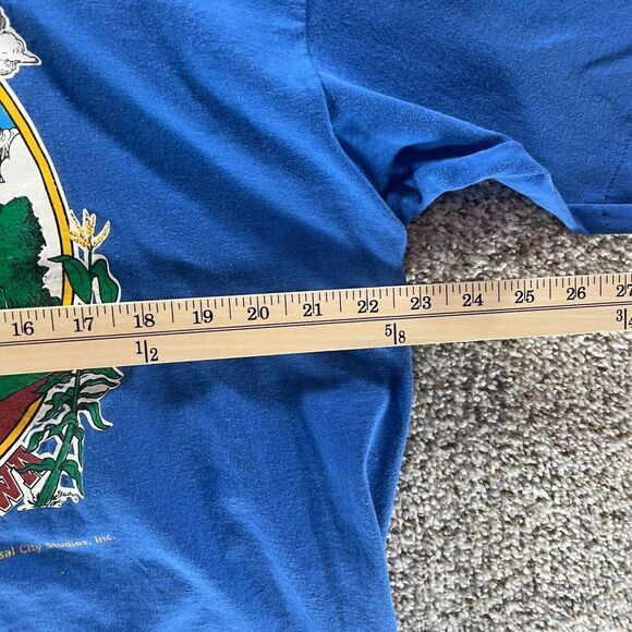 Field Of Dreams Shirt Mens Extra Large Blue Vintage 1991 Single Stitch 90s Crew - Picture 5 of 9